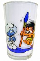 The Smurfs - Mustard glass Amora - Cosmosmurf & Schlimps