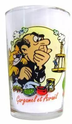 The Smurfs - Mustard glass Amora - Gargamel & Azra�l