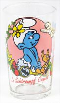 The Smurfs - Mustard glass Amora - Pretty Smurf