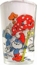 The Smurfs - Mustard glass Amora - The Flute in 6 Smurfs