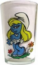 The Smurfs - Mustard glass Benedictin - Loving Smurf of Smurfette