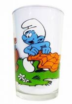 The Smurfs - Mustard glass Maille - Smurfs & Baby-Smurf