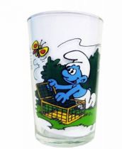 The Smurfs - Mustard glass Maille - Smurfs & the butterflies