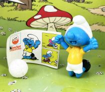 The Smurfs - Premium Kinder Surprise Figure - Soccer Smurf #02