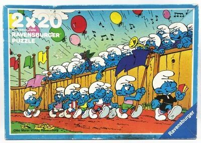 The Smurfs - Puzzles 2x20 pieces Ravensburger Ref #623 5 691 - Die Schlumpfolympiade