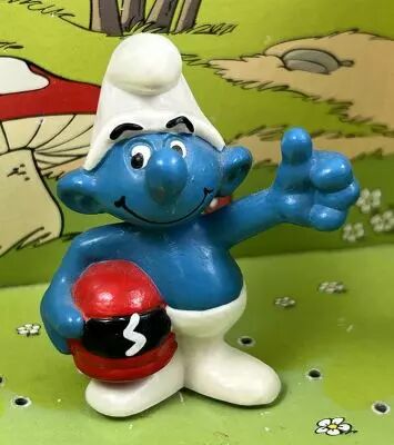 The Smurfs - PVC Figure / Car Air Freshener \ Feu Orange\  (without base)
