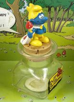 The Smurfs - PVC Figure on Perfume Bottle - King Smurf  (Ref..50074)