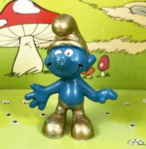 The Smurfs - Schleich - 20005 Golden Smurf  (Made in Portugal)