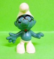 The Smurfs - Schleich - 20006 Brainy Smurf (black glasses)
