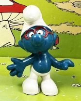 The Smurfs - Schleich - 20006 Brainy Smurf (red glasses)