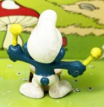 The Smurfs - Schleich - 20009 Drummer Smurf (black & red)