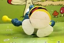 The Smurfs - Schleich - 20009 Drummer Smurf (black & red)