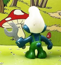 The Smurfs - Schleich - 20012 Mechanic Smurf (clear green outfit)