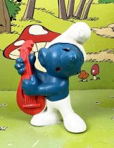 The Smurfs - Schleich - 20013 Mandolin (red) Smurf