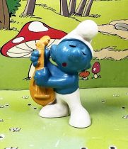 The Smurfs - Schleich - 20013 Mandolin (yellow) Smurf