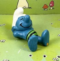 The Smurfs - Schleich - 20014 Sleeping Smurf (green & black short)
