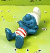 The Smurfs - Schleich - 20014 Sleeping Smurf (white & red short)