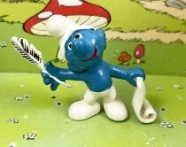 The Smurfs - Schleich - 20022 Poetic Smurf (w/emblem)