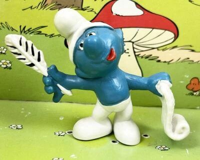 The Smurfs - Schleich - 20022 Poetic Smurf