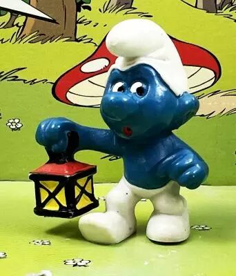 The Smurfs - Schleich - 20024 Lantern Smurf (Made in Portugal)