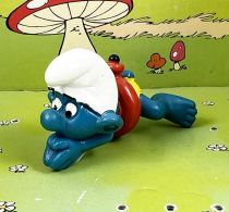 The Smurfs - Schleich - 20025 Swimming Smurf ( red ring large yellow short)