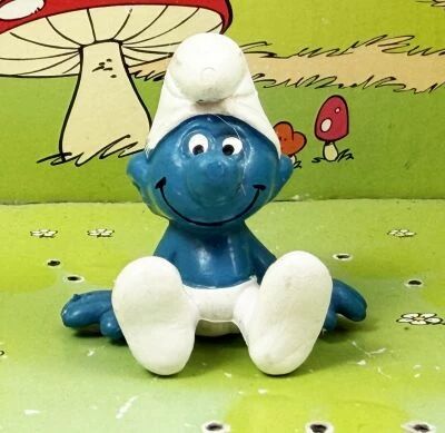 The Smurfs - Schleich - 20026 Seatting Smurf (1st vers.)