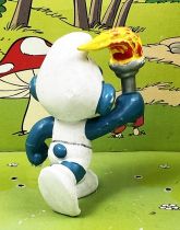 The Smurfs - Schleich - 20030 Flam Holder Smurf (Telethon)