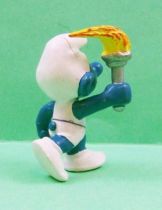 The Smurfs - Schleich - 20030 Flam Holder Smurf (white)