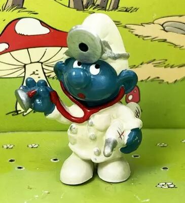 The Smurfs - Schleich - 20037 Doctor Smurf (W.Berrie Co.)