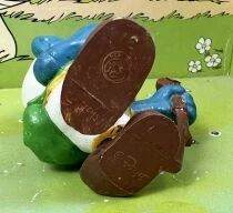 The Smurfs - Schleich - 20041 Backpacker Smurf (W.Germany & Emblem)