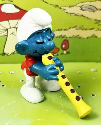 The Smurfs - Schleich - 20048 Flutist Smurf