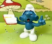 The Smurfs - Schleich - 20059 Teacher Smurf (book without lettering)