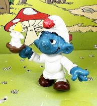 The Smurfs - Schleich - 20060 Sleeper with candle Smurf