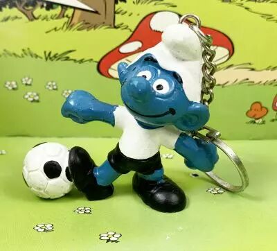 The Smurfs - Schleich - 20068 Soccer Smurf n�2 (keychain)