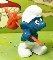 The Smurfs - Schleich - 20088 Wanderer Smurf (Short Stick)