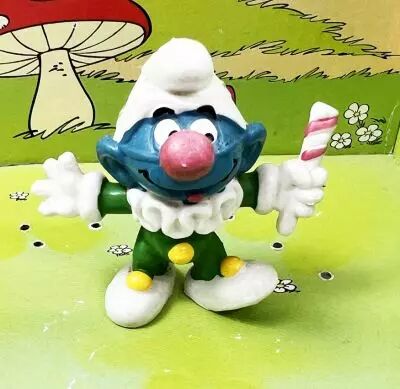 The Smurfs - Schleich - 20090 Clown Smurf  (W. Berrie Co.)