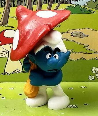 The Smurfs - Schleich - 20118 Mushroom Smurf (Made in China)
