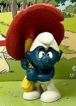 The Smurfs - Schleich - 20118 Mushroom Smurf (Made in Hong Kong)