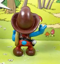 The Smurfs - Schleich - 20122 Cowboy Smurf (brown laso)