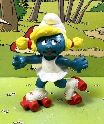 The Smurfs - Schleich - 20126 Roller Smurfette (Made in Portugal)