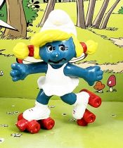 The Smurfs - Schleich - 20126 Roller Smurfette (Made in W.Germany)