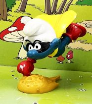 The Smurfs - Schleich - 20127 Super-Smurf on Comet