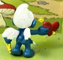 The Smurfs - Schleich - 20128 In love Smurf (Made in Portugal)