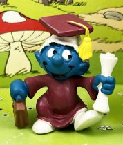 The Smurfs - Schleich - 20130 Graduation Smurf (made in Portugal)