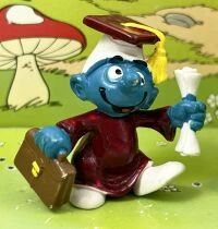 The Smurfs - Schleich - 20130 Graduation Smurf (purple dress)