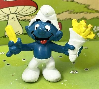 The Smurfs - Schleich - 20131 French fries Smurf
