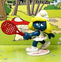The Smurfs - Schleich - 20135 Tennis Smurfette (Made in Portugal)