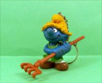 The Smurfs - Schleich - 20138 Gardener Smurf (keychain)