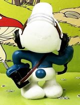 The Smurfs - Schleich - 20143 Radio Smurf (black headset/small antenna))