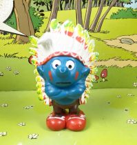 The Smurfs - Schleich - 20144 Indian Chief Smurf red shoes